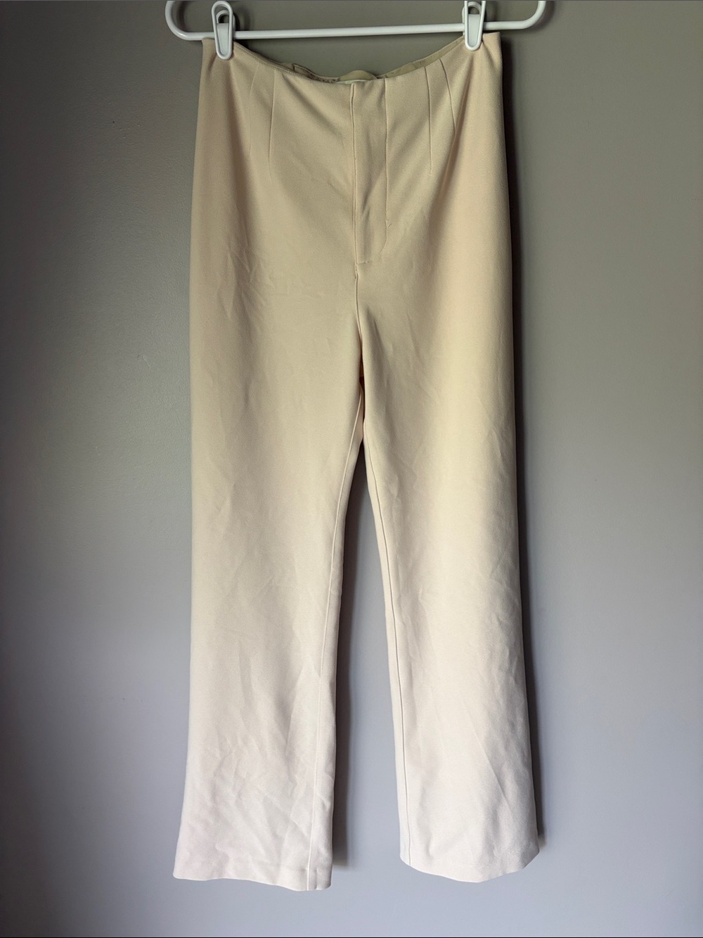 ABERCROMBIE & FITCH Women’s Tan Khaki Stretch High Waist Trousers